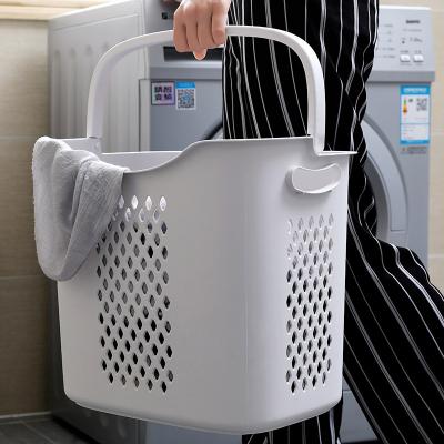 China Highest Sustainable Performance Sliding Plastic Laundry Hamper Custom Size Laundry Hamper With Wheels for sale