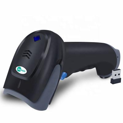 China Cheap Laser Barcode Reader Handheld 1D 2.4G Fast Scanning Wireless Barcode Scanner For POS for sale