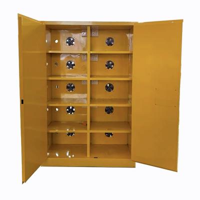 China Custom Explosion Proof Double Battery Cabinet 6 Cells Battery Wall Security Cabinet Storage For Lithium Battery for sale