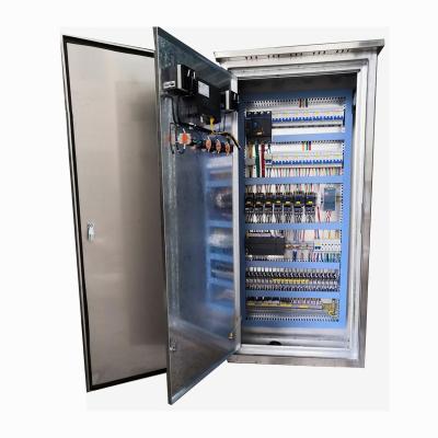 China Rainproof Full Set Stainless Steel Strong Current Wiring Box Double Energy Distribution Box Power Control Cabinet 700*350*1700mm for sale