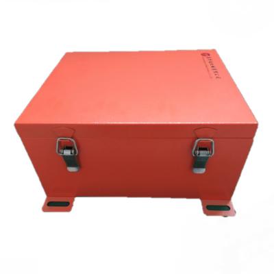 China Custom Stamping Iron Tool Case Metal Tool Kit Metal Tool Box Powder Coating Service for sale