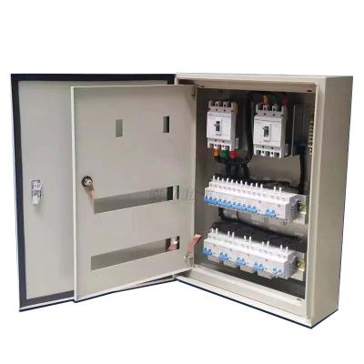 China Carbon Steel Double Door IP64 Custom Aluminum Electrical Box Control Cabinet Electronic Meter Box for sale