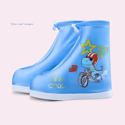 China White Toddler Waterproof Sole Fashion Trend Cover PVC Rubber Plastic Rain Boots for sale