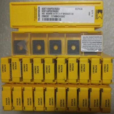 China END MILLING KENNAMETAL SDET1204PDERGB2 KCPK30 Carbide Inserts 10pcs for sale