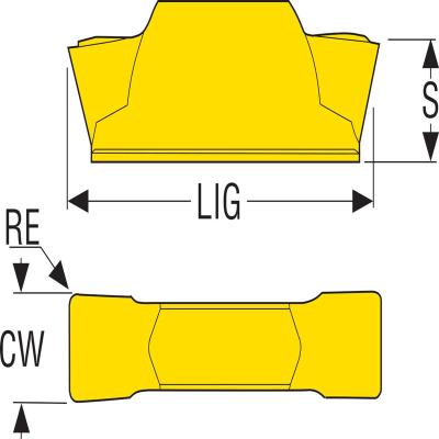 China LCMF160608-0600-FT CP500 Cutting Inserts Lathe Tools Tungsten Carbide PVD Material Origin Place External Model LCMF160608-0600-FT CP500 for sale