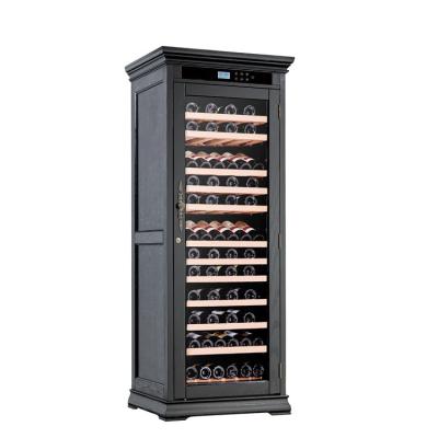 China 300L Commercial Luxury Wine Cellar Fridge Canada Cedar Shelving Cooler Cave 102 Bottles Remington Wine Fridge for sale