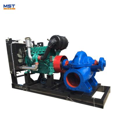 China Irrigation And Agriculture Double Suction Pump Open High Head Big Flow Irrigation Pump for sale