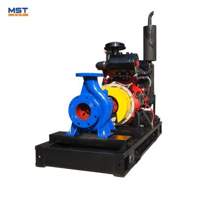 China Horizontal Irrigation And Agriculture Single Stage Stainless Steel End Suction Centrifugal Pump Cast Iron Material for sale