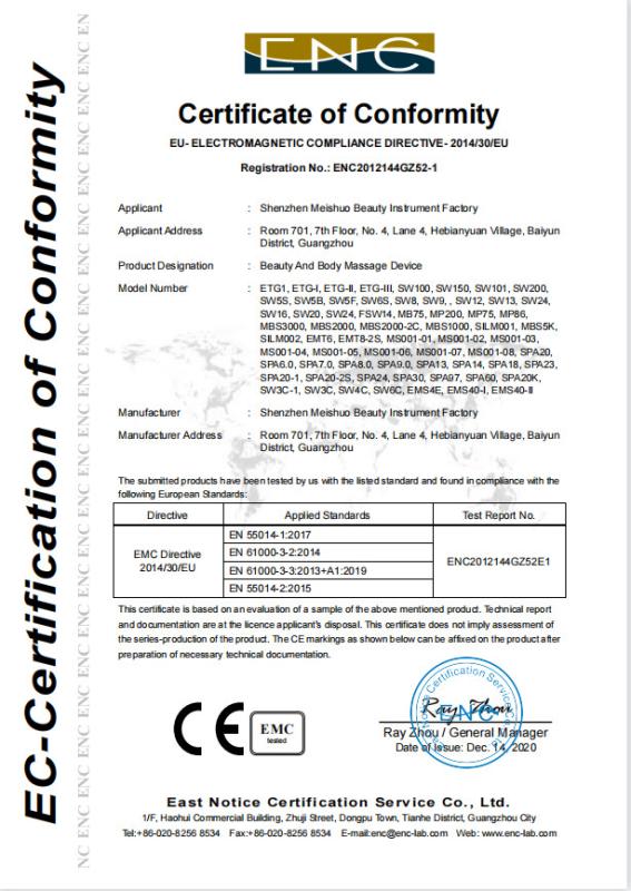 CE - Weifang Eva Electronic Technology Co. , Ltd.