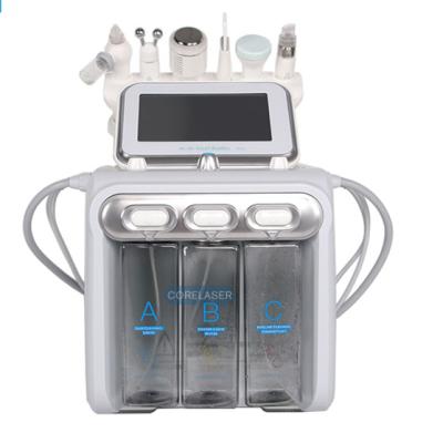 China 7 em 1 H202 RF de limpeza facial Jet Facial Machine Skin Tightening à venda