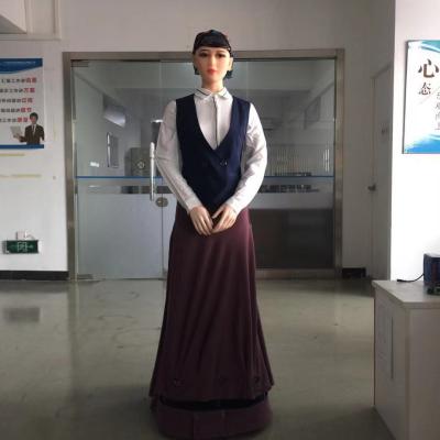 China With Wig Venue Guide Waitress Humanoid Intelligent Robot Activity Doll Costume Cosplay Model for sale