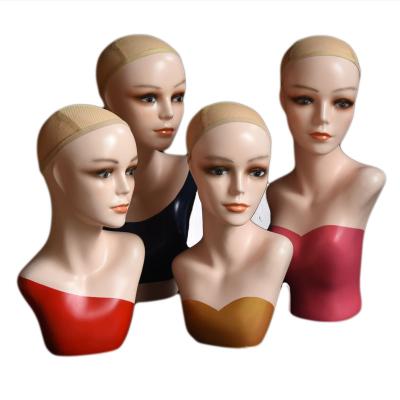 China Eyelash Extension Tool Silicone Plastic Mannequin Training Head Maternity Model For Makeup Practice for sale