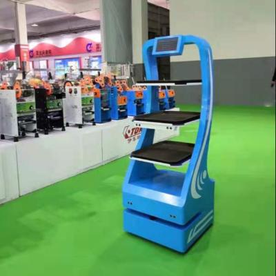 China Auto-navigation 3G Programmable Obstacle Avoidance Autonomous Delivery Service Robot for sale