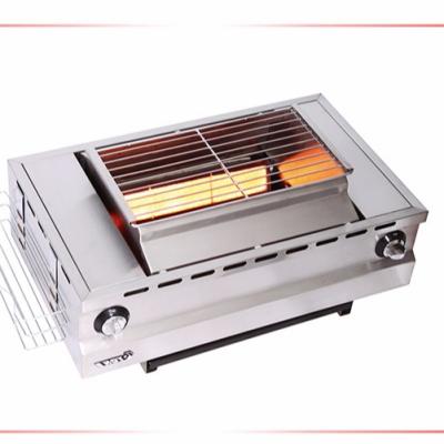 China High Quality Easily Assembled Rotisserie Machines Gas BBQ Rotisserie Grill Gas Fumeless BBQ Rotisserie for sale