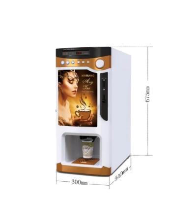 China Professional - full automatic coffee machines instant hot drink vending machine/instant drink powder machine/hot and cold drinks making vending machines for sale