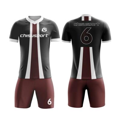 China Professional Custom High Level Chisusport OEM ODM Spring Kids Men Women Women Levy Fee 100% Polyester Soccer Jersey Sets for sale