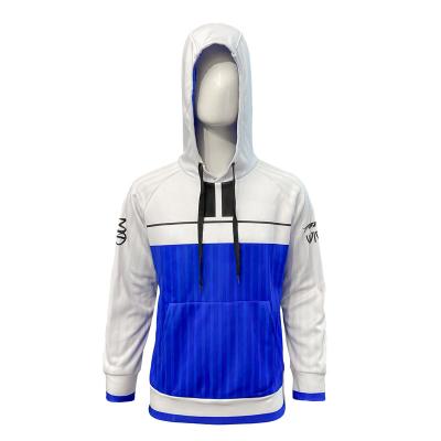 China Winter Rollfly Sublimation Shirt OEM Long Sleeve Shirt Workout Tops Breathable Hooded Sportswear Men's Printing Jackets for sale