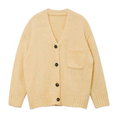 China QUICK DRY Wind Sweater Loose Lazy Middle Long Outside Knitting Cardigan for sale