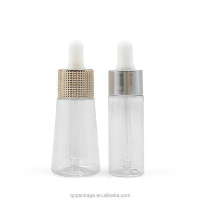 China Cosmetic skincare serum essential oil pump bottles gold cosmetic dropper bottle 30ml 40ml 10ml for sale