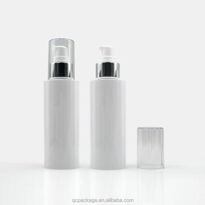 China Cosmetic custom cosmetic pet packaging 100ml 150ml 200ml spray and pump plastic lotion bottle luxury for sale