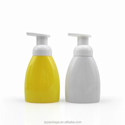 China Cosmetic Personal care soap dispenser plastic bottle 10.14 oz PET 200ml 300ml custom logo bottle packaging for sale