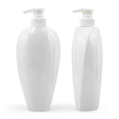 China Cosmetic Custom color special shape plastic bottle 700ml 1000ml 1L shampoo body wash lotion bottle container for sale