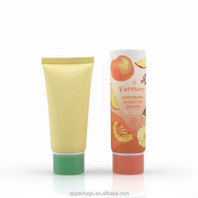 China Cosmetic Newly designed 100g color custom HDPE plastic hair removal cream tube 120ml hand cream makeup empty plastic tubes for sale