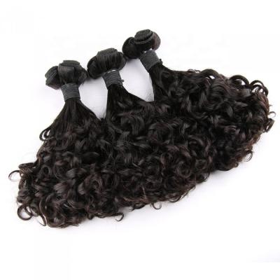 China Hair Bundle Ghair Fumi Curl Double Drawn Hair Bundles Raw Virgin Cuticle Aligned Hair Weave Bundle Wholesale 12A Mink Virgin Brazilian Hair for sale