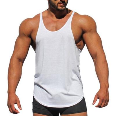 China Wholesale QUICK DRY Muscle Workout Gym Tank Top Men's Sleeveless Cotton Stringer Bodybuilding Shirt for sale