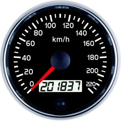 China 85mm Electronic Programmable Tachometer (12V 24V 85mm Universal Car 3-3/8