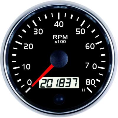 China 85mm RPM Analog Tachometer And Electronic Tachometer For Car 85mm (3-3/8