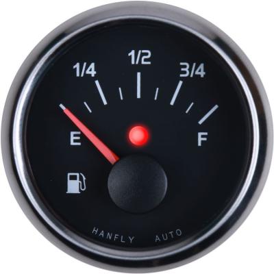 China 0-90ohm/10-180 ohm/240-33 ohm auto boat VDO universal fuel gauge for car 52mm (2-1/16