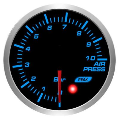 China 60mm 60mm FB 10 Color Car Truck Air Pressure Gauge for sale