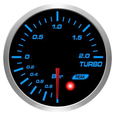 China 60mm FB 10 Color Car 2.0 Bar Turbo Gauge And Boost Gauge 60mm for sale