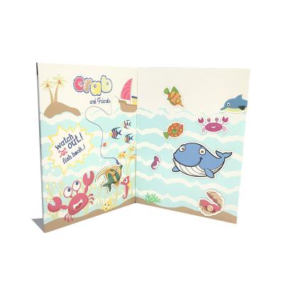 China Improve Child Ability Manual Children Marine Life Magnetic Educational Puzzle Book for Children for sale