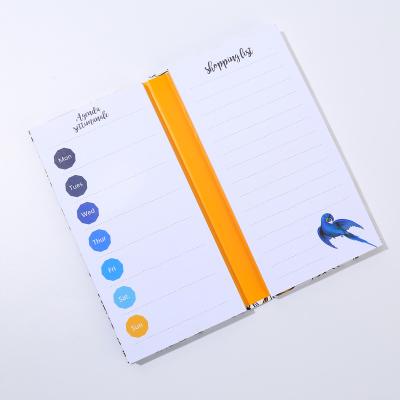 China Custom Cute Eco-friendly Paper Stationery Writing Printed Hardcover Paper Notebook for sale