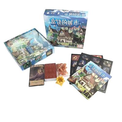 China Table Game Board Custom Design Character Board Games Cards For Adults And Kids Table for sale