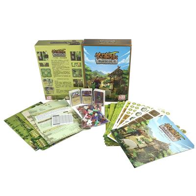 China Custom Board Game Wholesale Price Sets Game Paper Board for sale