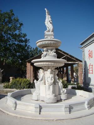 China white marble Large Garden Fountain for sale