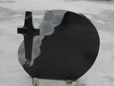 China black granite gravestone for sale