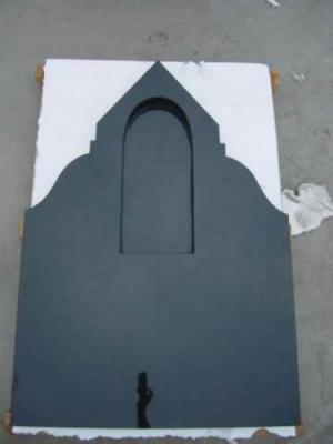 China black granite headstone for sale