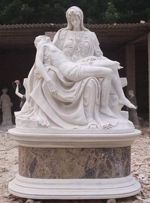 China Mary Holding Jesus Marble Sculpture for sale