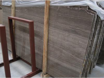 China coffee Wooden Vein Marble Slab for sale