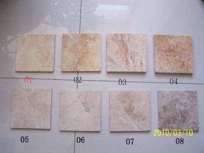 China yellow travertine paving tile for sale