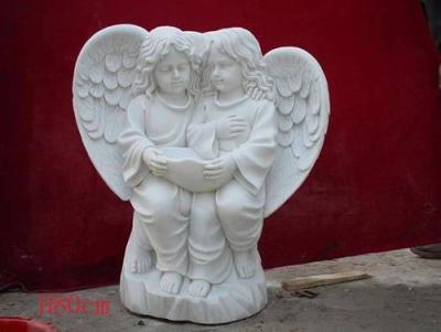 China marble angel for memorial for sale