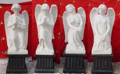 China marble angel monument for sale