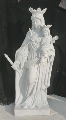 China mary holding Jesus statue memorial for sale