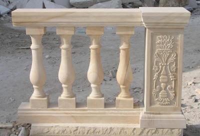 China handcarved marble balustrade and stairs for sale