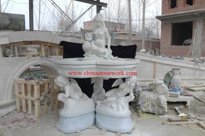 China angel marble fountain for sale