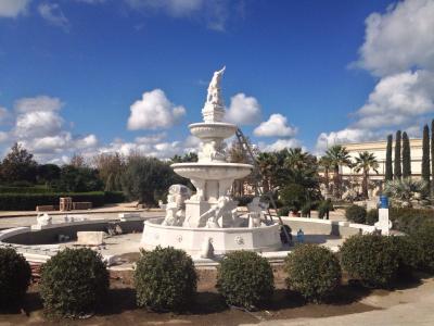 China Stone Garden Marble Fountain for sale